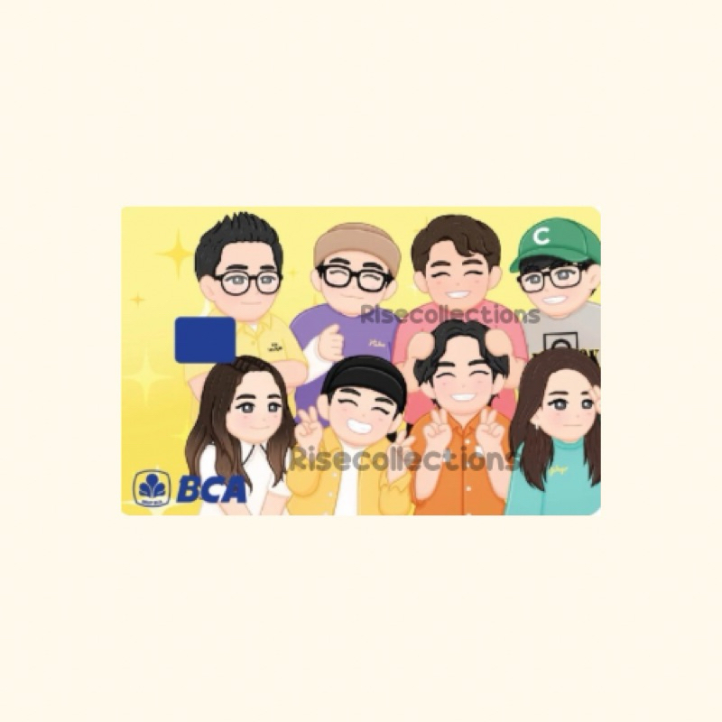 EMONEY / FLAZZ / BRIZZI / TAPCASH EDISI RUNNING MAN KOREA KARTU UANG ELEKTRONIK