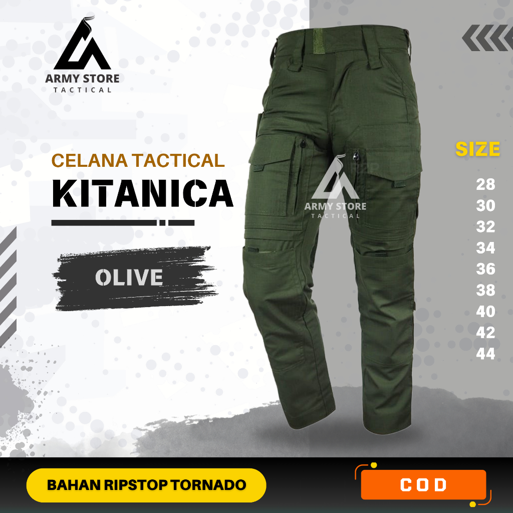 Celana Tactical Kitanica Panjang Bahan Ripstop Tornado