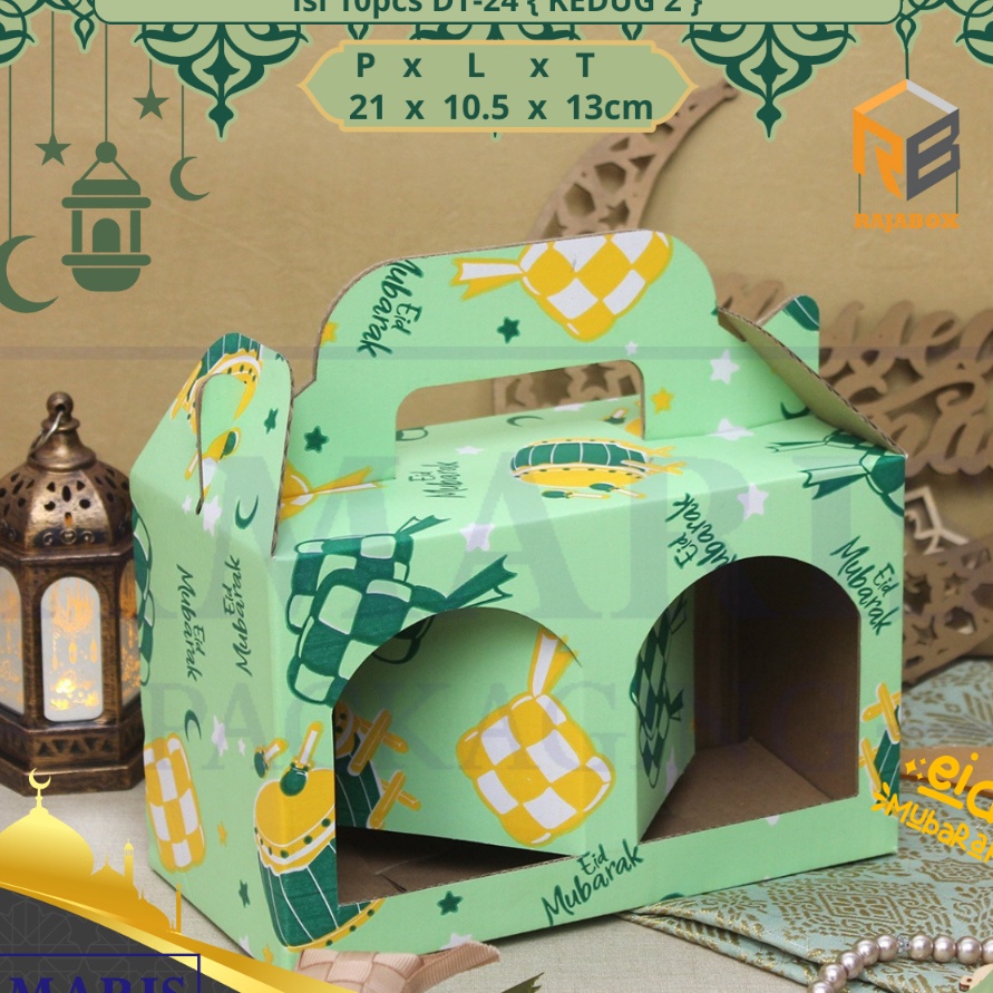

KI3 Kardus Die Cut Tas Jinjing Isi 2 Toples Jar UKURAN TOPLES 1CM DAN TINGGI 12CM DT24