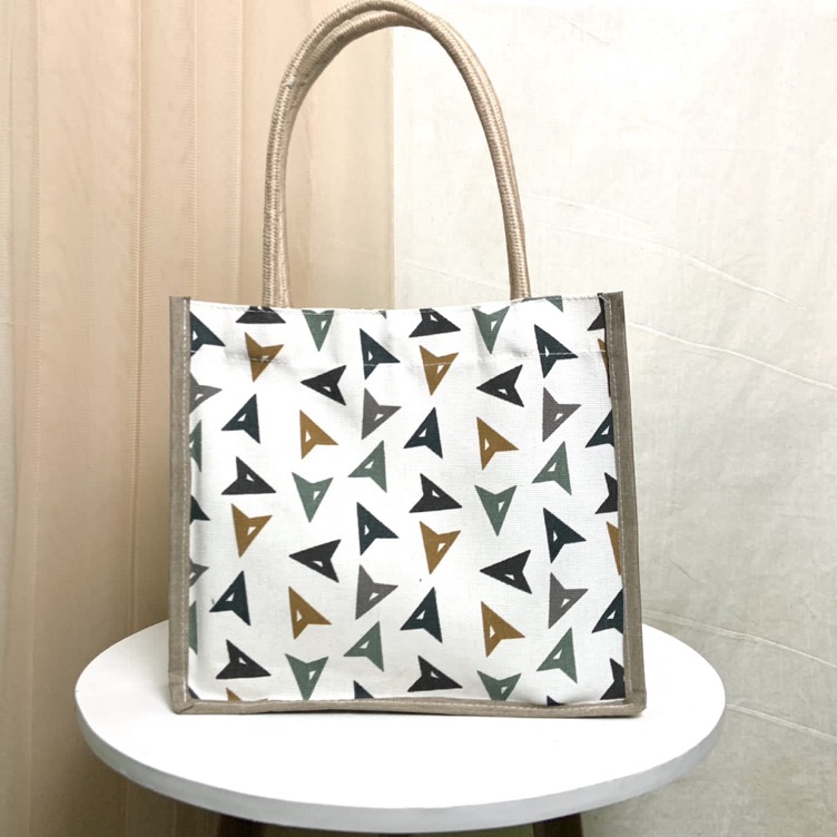 Pesan sekarang Tas Jinjing Kanvas Tali Sumbu Handbag Kanvas Motif Kecil Tas Tali Sumbu MINI Tas Muke