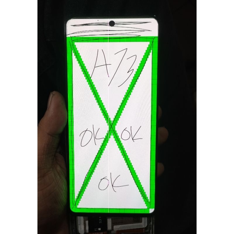 lcd samsung a73 original copotan