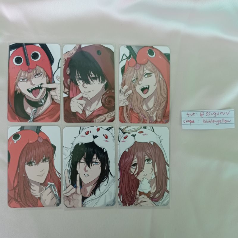 [take all only] pc photocard anime chainsaw man csm set by kukpike