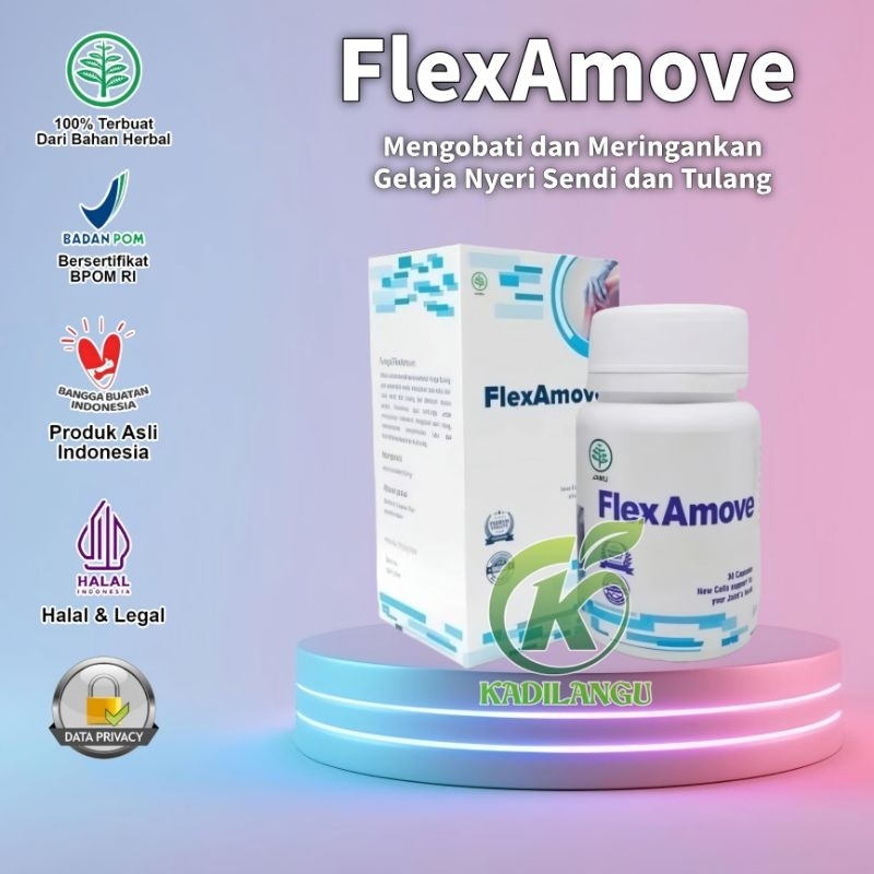 FLEXAMOVE ORIGINAL 100% ASLI BPOM FLEXAMOVE SOLUSI TEPAT MENGATASI RADANG SENDI ASAM URAT DAN REMATI