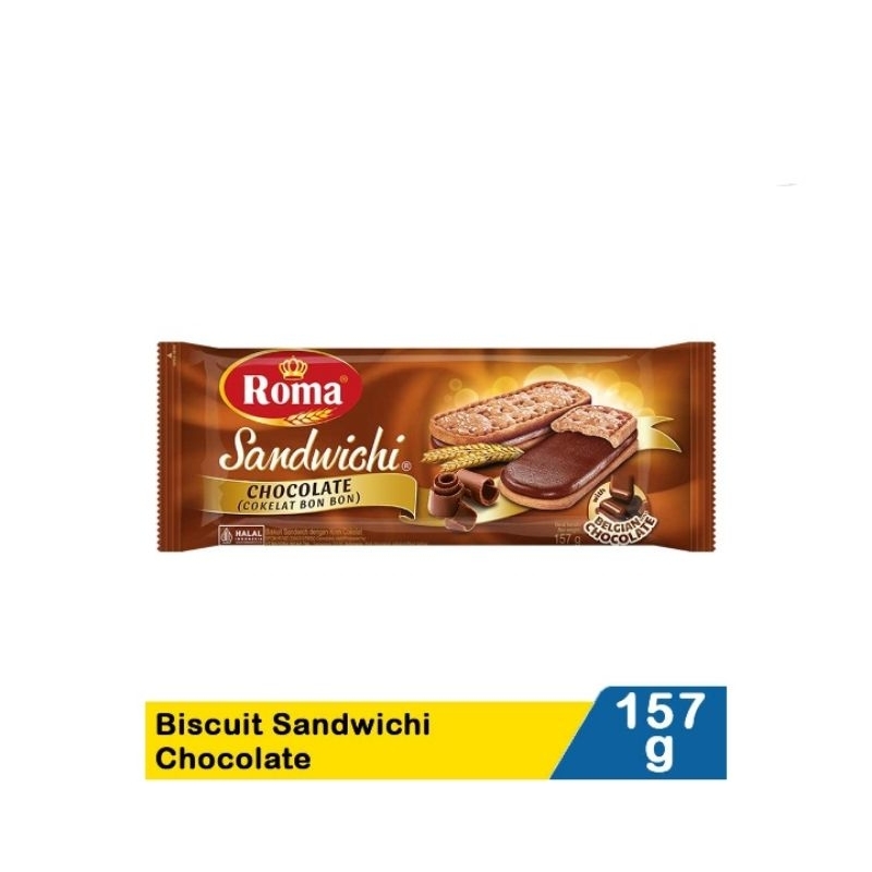 

Roma Biscuit Sandwich Chocolate 157G