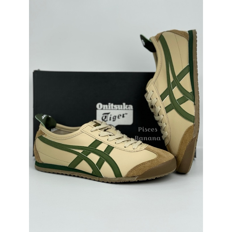 Sepatu ONITSUKA Mexico 66 Beige Green