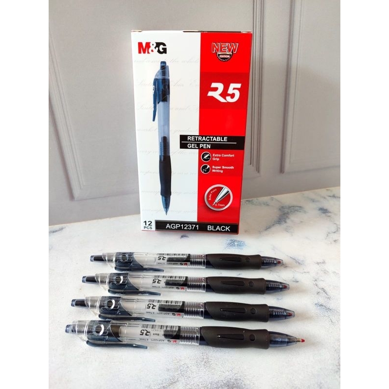 

Pulpen Gel Cetrek Hitam 0.7mm M&G R5 AGP12371 (SATUAN)