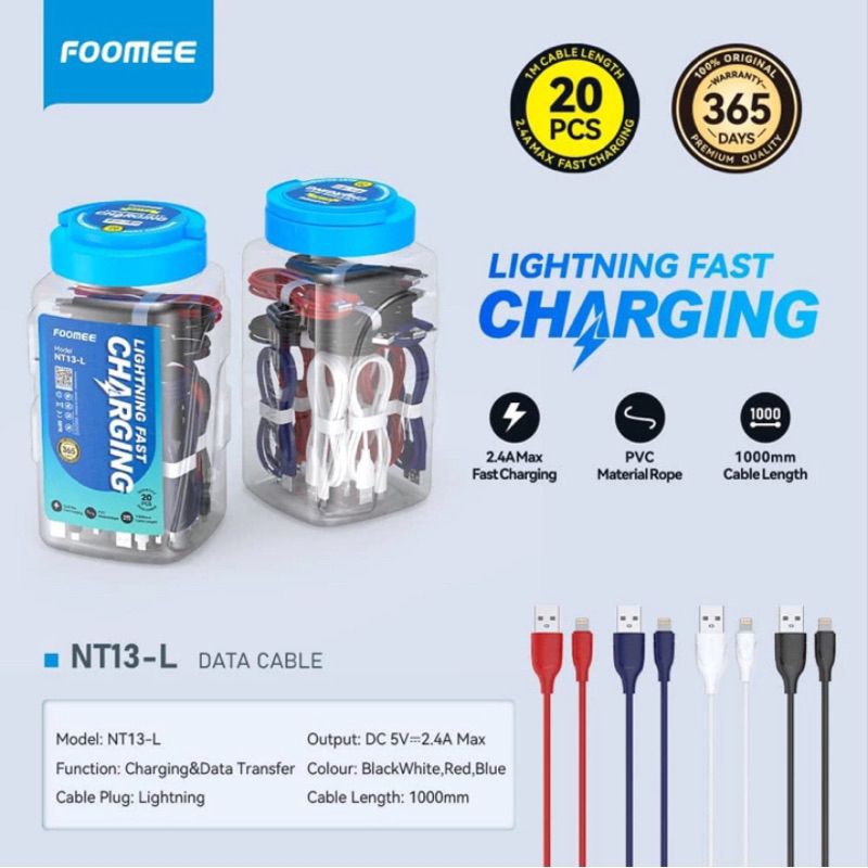 kabel data foomee NT13-L (Lightning)