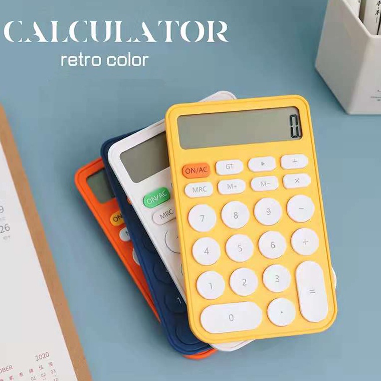 

KODE I12D Kalkulator 12 Digits Candy colors Calculator Kalkulator Mini Portable Untuk Sekolah Kantor