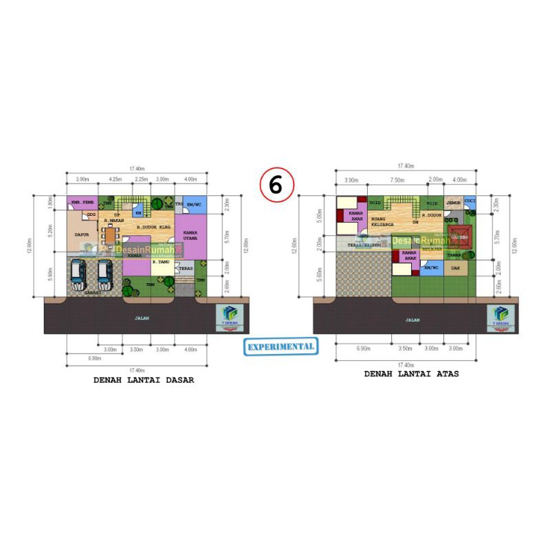 KONSEP DENAH RUMAH MODERN 2 LANTAI.  DENAH RUMAH BESAR, DENAH RUMAH MEWAH, DENAH RUMAH MINIMALIS. Ja