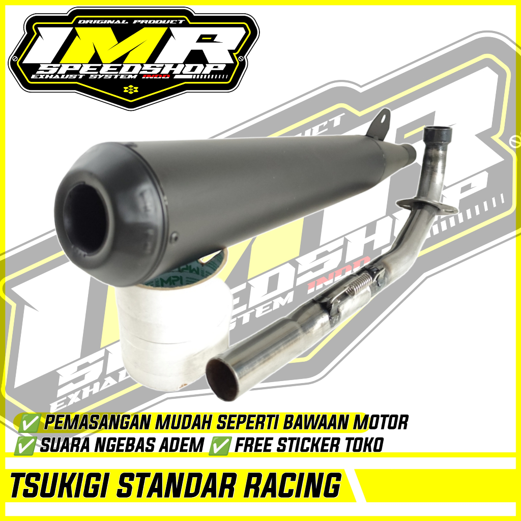 KNALPOT TSUKIGI STANDAR RACING ASTREA GRAND PRIMA STAR IMPRESSA LEGENDA