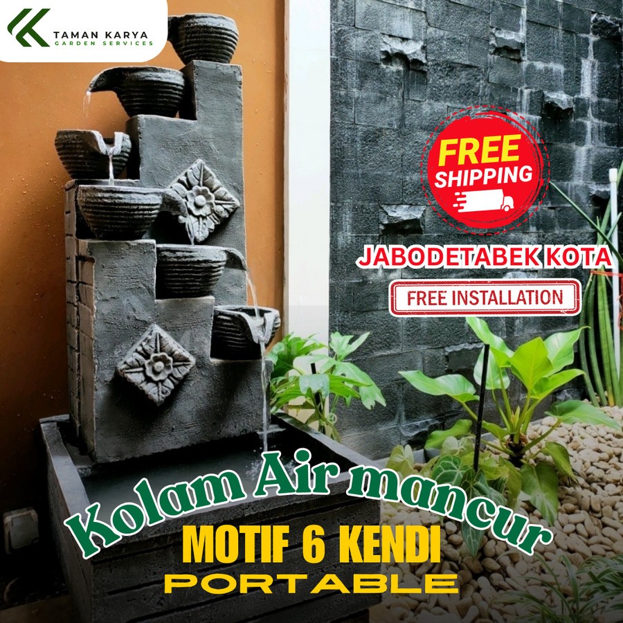 Air mancur minimalis murah / air mancur - plus mesin