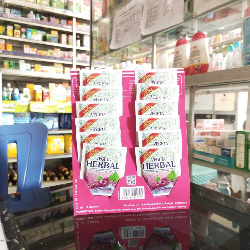 

VEGETA HERBAL ANGGUR 1RENCENG ISI 12 SACHET vegeta