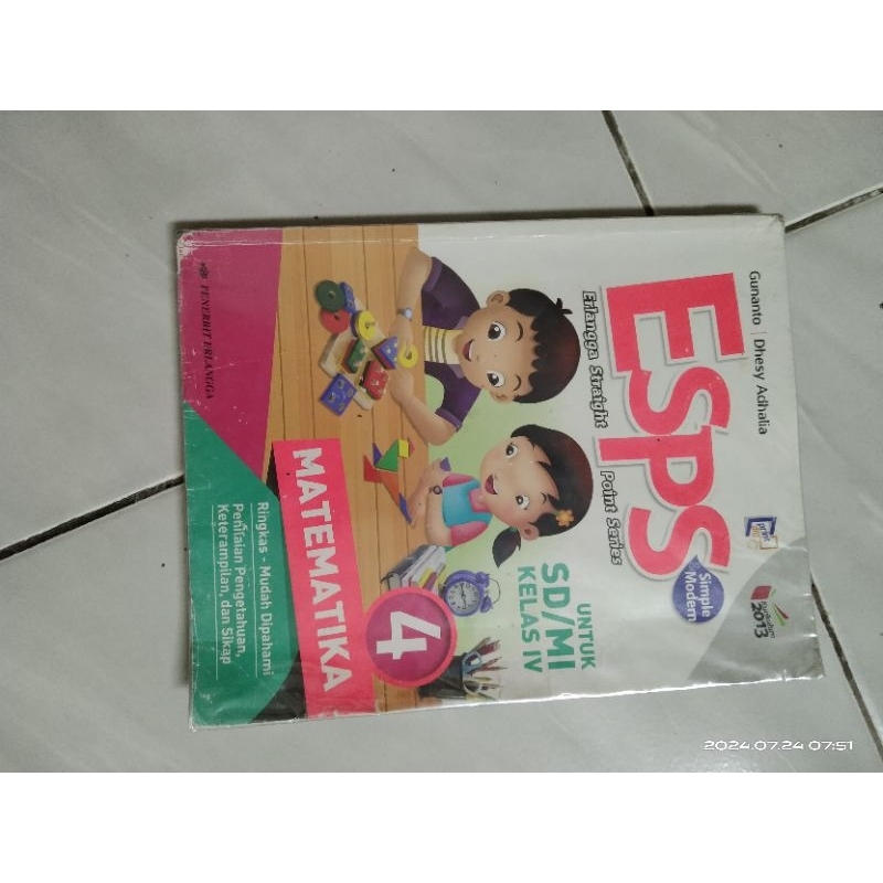 ESPS matematika kelas 4 bekas