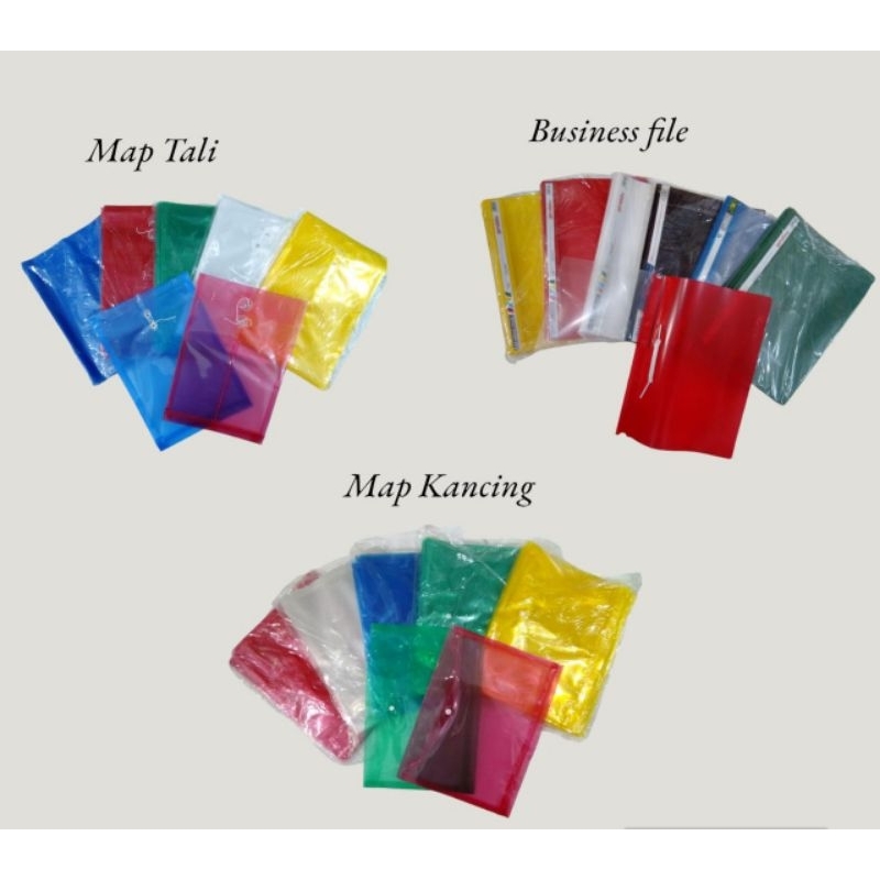 

Map Kancing Plastik Folio F4 Transparan Kancing Punggung Data Bag / Map Tali Plastik Folio Transparan Amplop F4 Data Bag File / Map Business File Folio F4 Murah isi 12 pcs