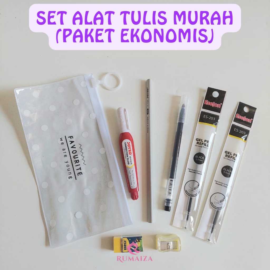 

Set Alat Tulis Murah (Paket Ekonomis)