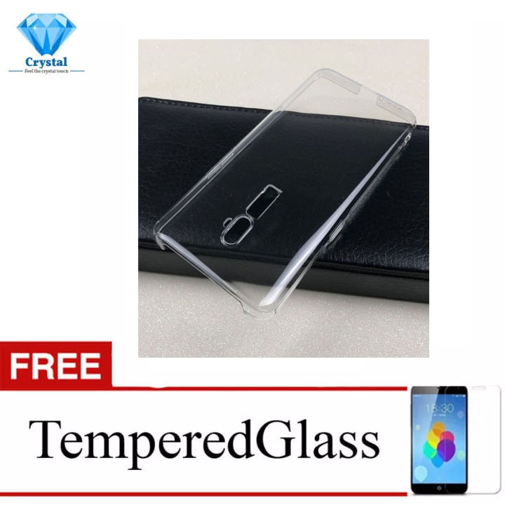 Crystal Hard Case for Oppo Reno 10x Zoom 2019 - 6.6 inch - Gratis Tempered Glass