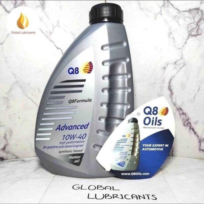 Q8 Formula Advanced 10W-40 1 Liter EU (Oli Mesin Synthetic Bensin/ Diesel)