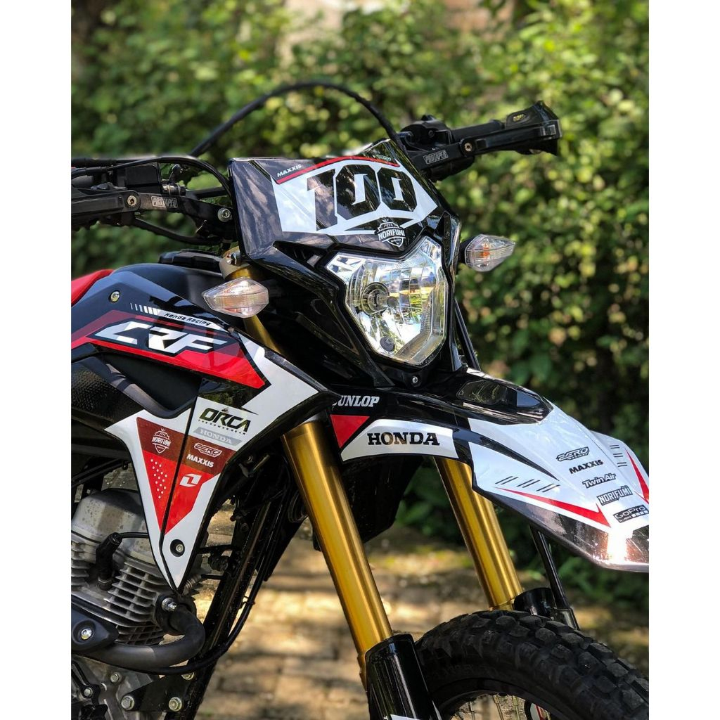 STICKER DECAL CRF 150 L / CRF SUPERMOTO /DECAL CRF SUPERMOTO CUSTOM
