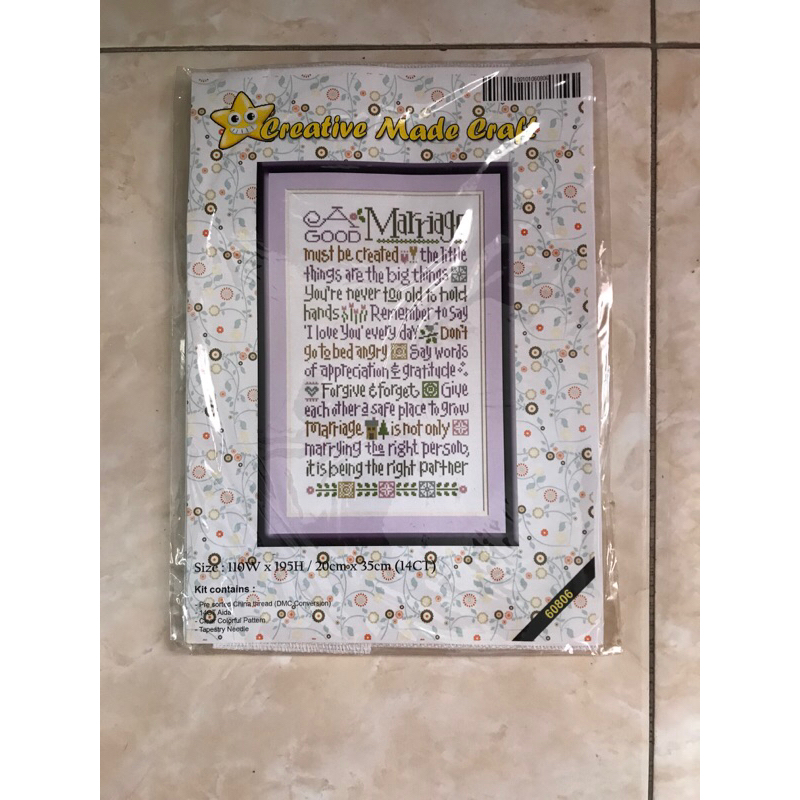 cross stitch set
