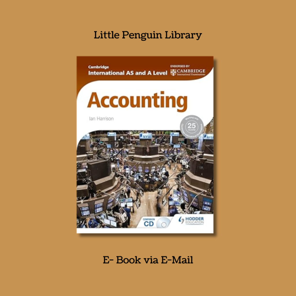 

[Little Penguin Library] Accounting for Cambridge AS and A Level - PDF