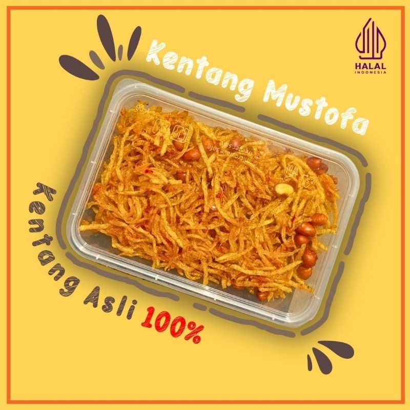 Kentang Mustofa 1 Kg/Termurah Kentang Mustofa 1Kg/Kentang Asli/Kentang Mustofa Krispi/Makanan Ringan