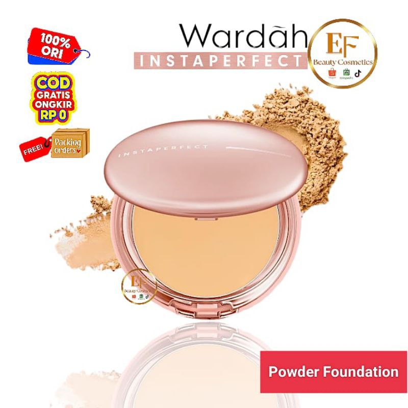 WARDAH INSTAPERFECT Matte Fit Powder Foundation Fullsize | Refill - Bedak Padat | Two Way Cake