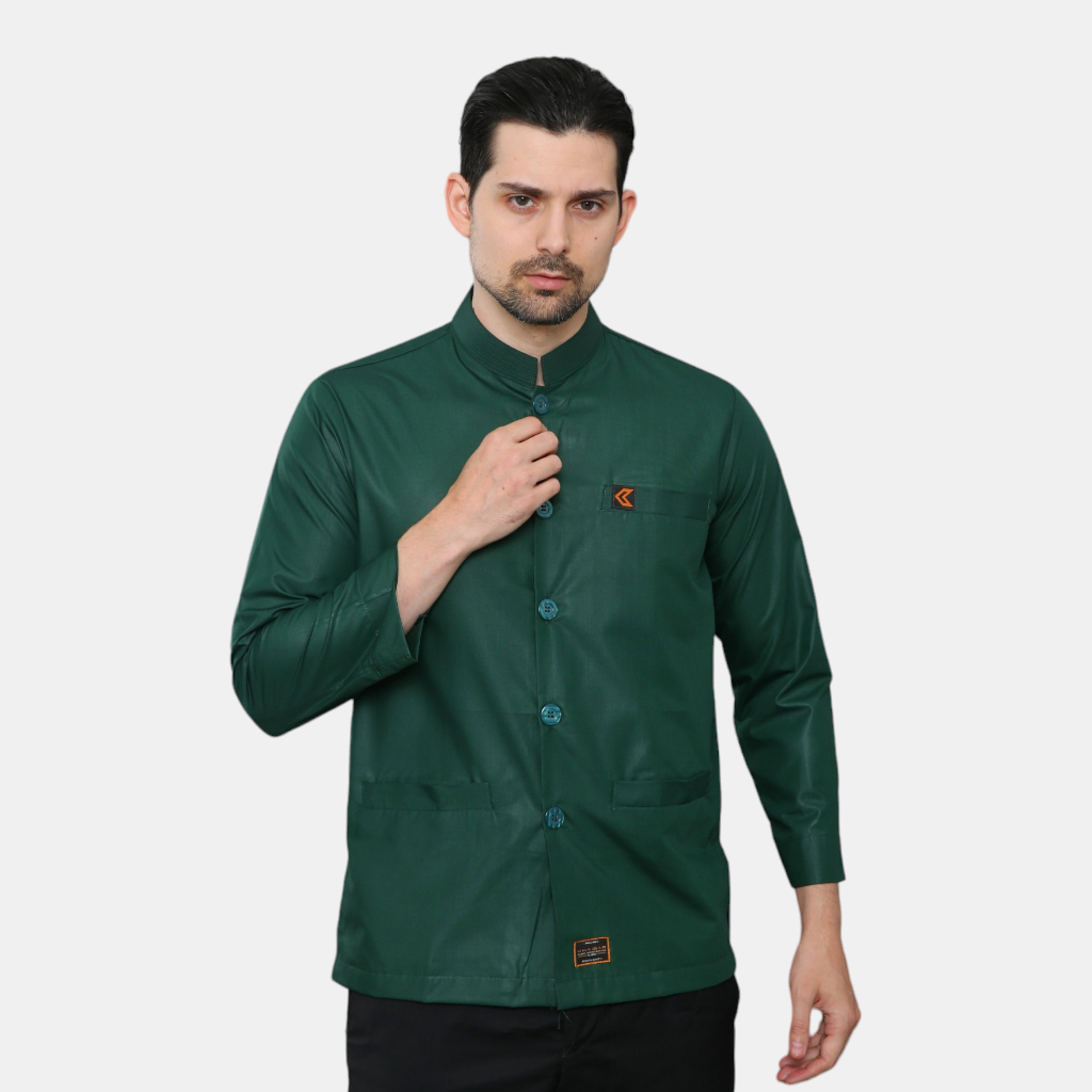 PREMIUM BAJU KOKO KHAIBAR POLOS DEWASA BAJU KOKO PUTIH PRIA HAIBAH HABAIB DEWASA