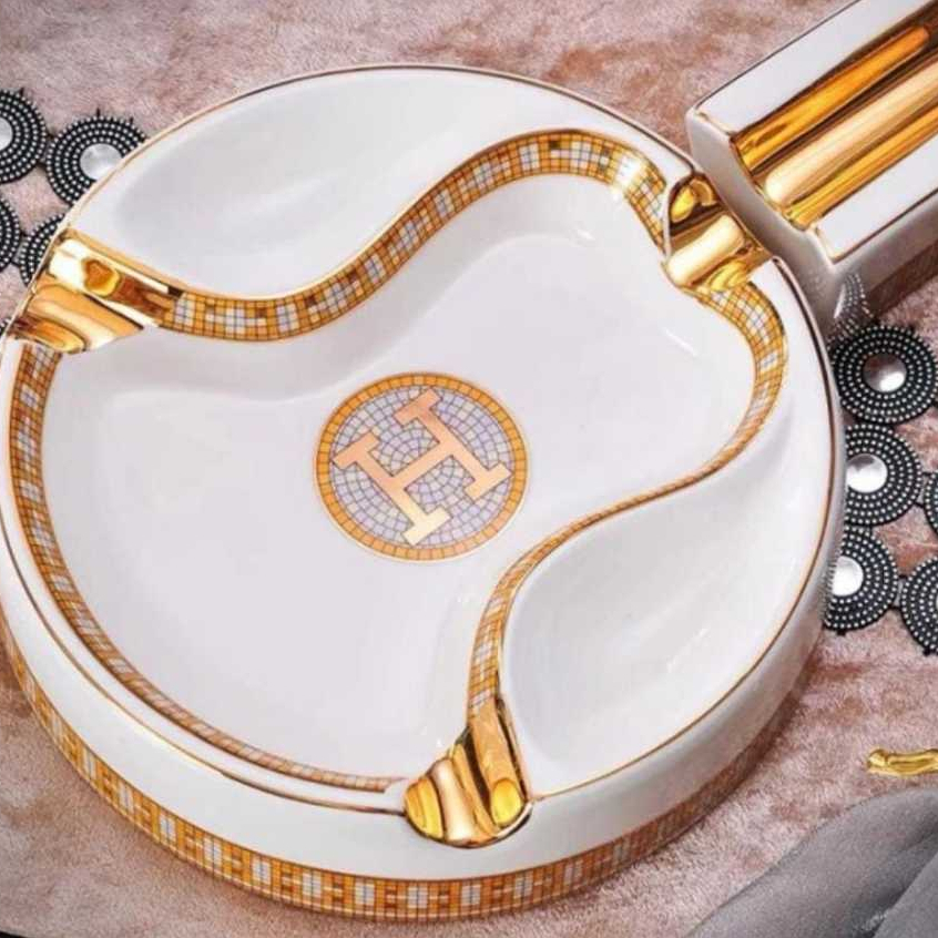 Asbak Keramik/Asbak Mewah/Luxury Ashtray Set EB Dining