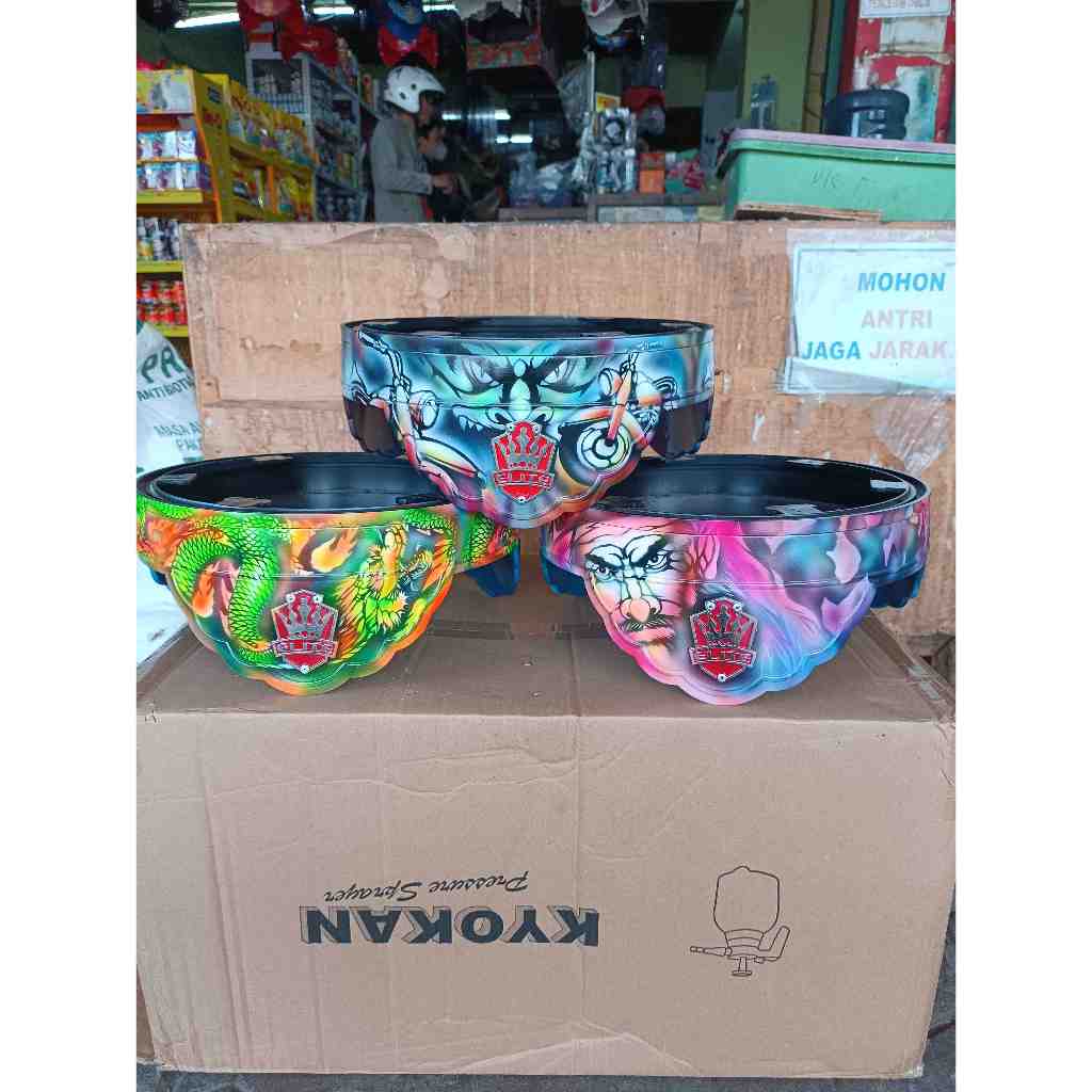 TEBOK LOVEBIRD  TEBOK PVC LB AIR BRUSH +KLEM CANGKIR TANGKRINGAN