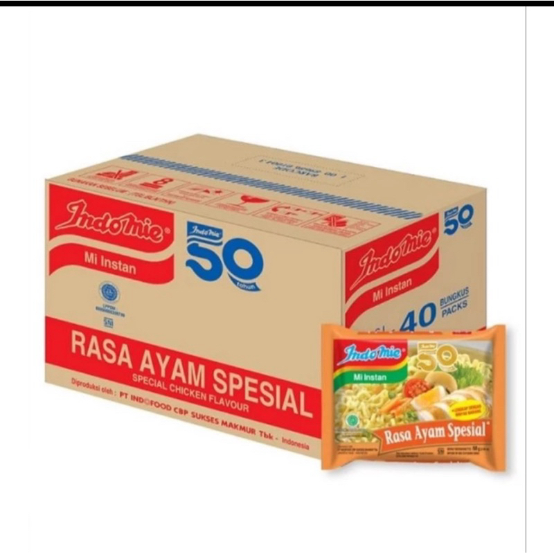 

(1 DUS/40BKS) INDOMIE AYAM SPESIAL