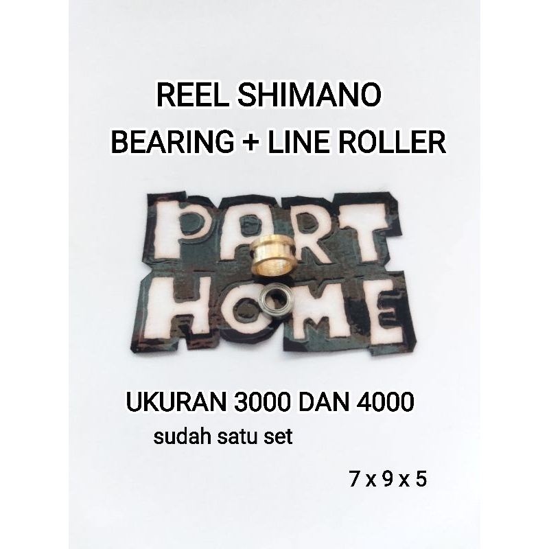 1 Set Line Roller Dan Bearing Shimano Sienna Tf Stela Ukuran 3000 4000