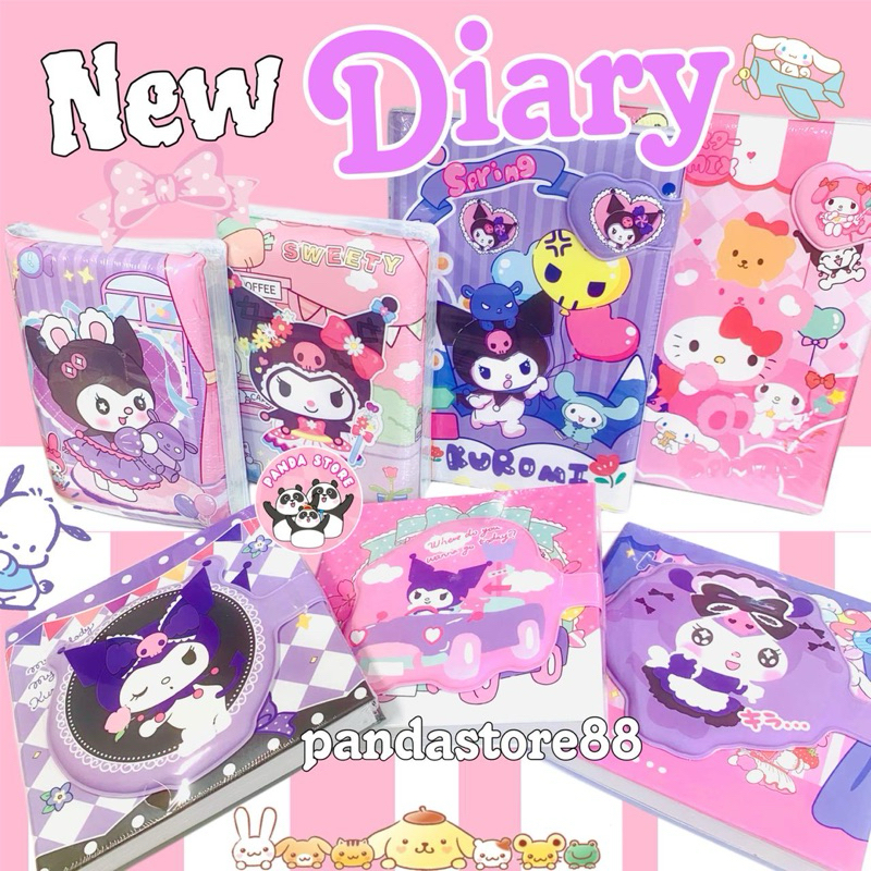 

Diary Notes Premium Sanrio Magnet Squish Sponge full Colour