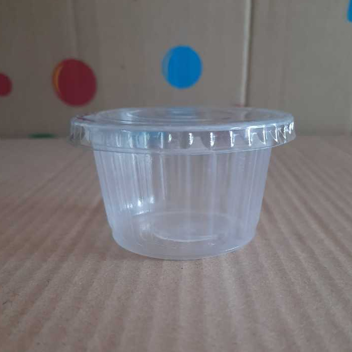 Cup/gelas Puding Ulir 120 ml merak