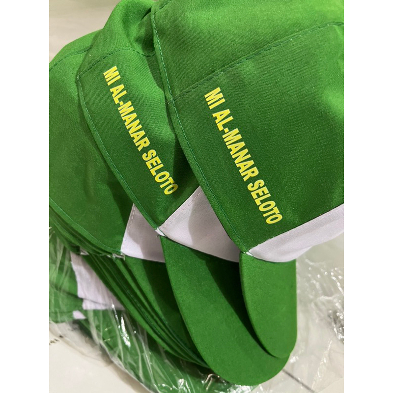 Custom Topi Sablon DTF