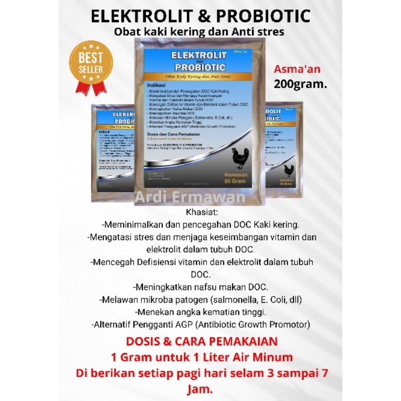 Obat Ayam kaki kering & Anti Setres