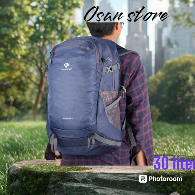 Forester 20513 Tas Ransel Pria Backpack Mandaha 0.1 + Cover Bag Original