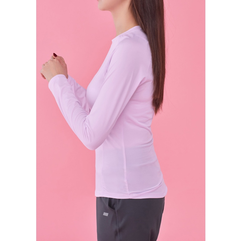 RB [Minne] STL Slimfit Cooling Dry Light Up / Atasan Olahraga Lengan Panjang Wanita STL Light Up