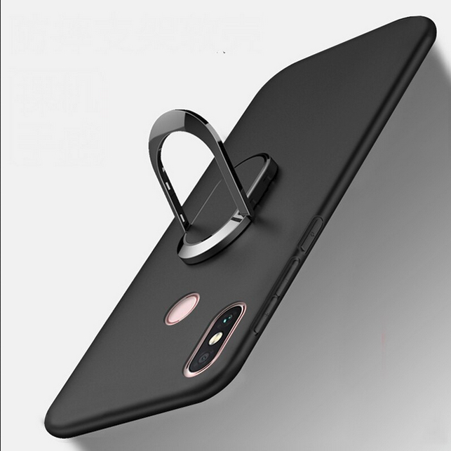 Case Xiaomi Mi MAX 3 6.9 INCH RING Bracket Magnetic Slim Matte Macaron Softcase