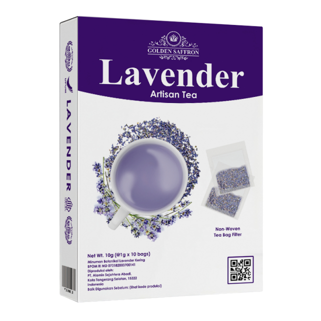 

Lavender Artisan Tea 10 Tea Bag - Golden Saffron