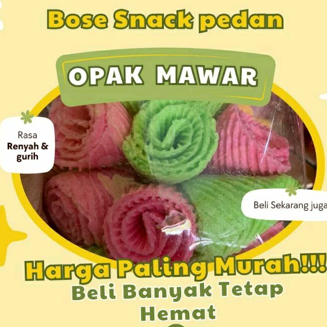 

Opak Gambir Klaten 105 gram /opak mawar Klaten/Gambir warna warni bentuk bunga rasa buah/opak jepit gurih/opak Gambir solo/opak Gambir jogja/opak mawar Pedan Klaten/opak Gambir Pedan Klaten/ opak Gambir solo Klaten Jogja/ opak Gambir khas Pedan klaten