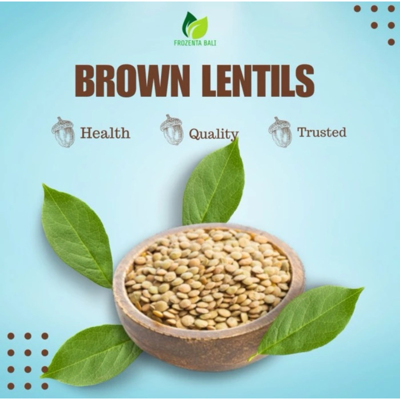 

Brown lentils 1kg