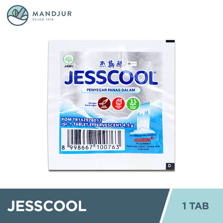 

Jesscool - Minuman Penyegar Panas Dalam, Sariawan, Bibir Pecah-Pecah