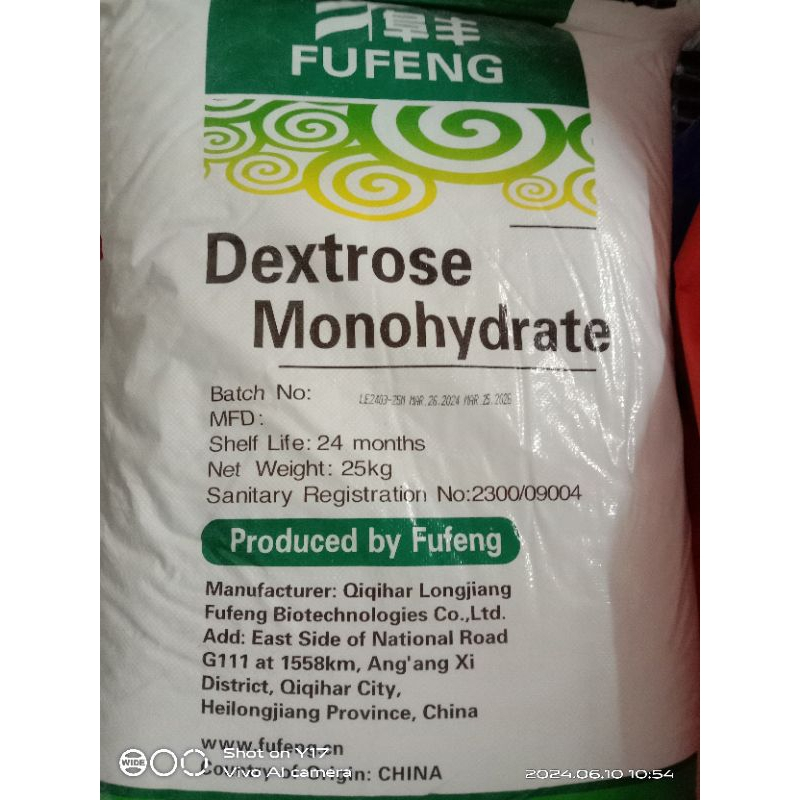 

Dextrose Monohydrate Repack 500gr Fufeng | Gula Dingin Donat | Gula Topping