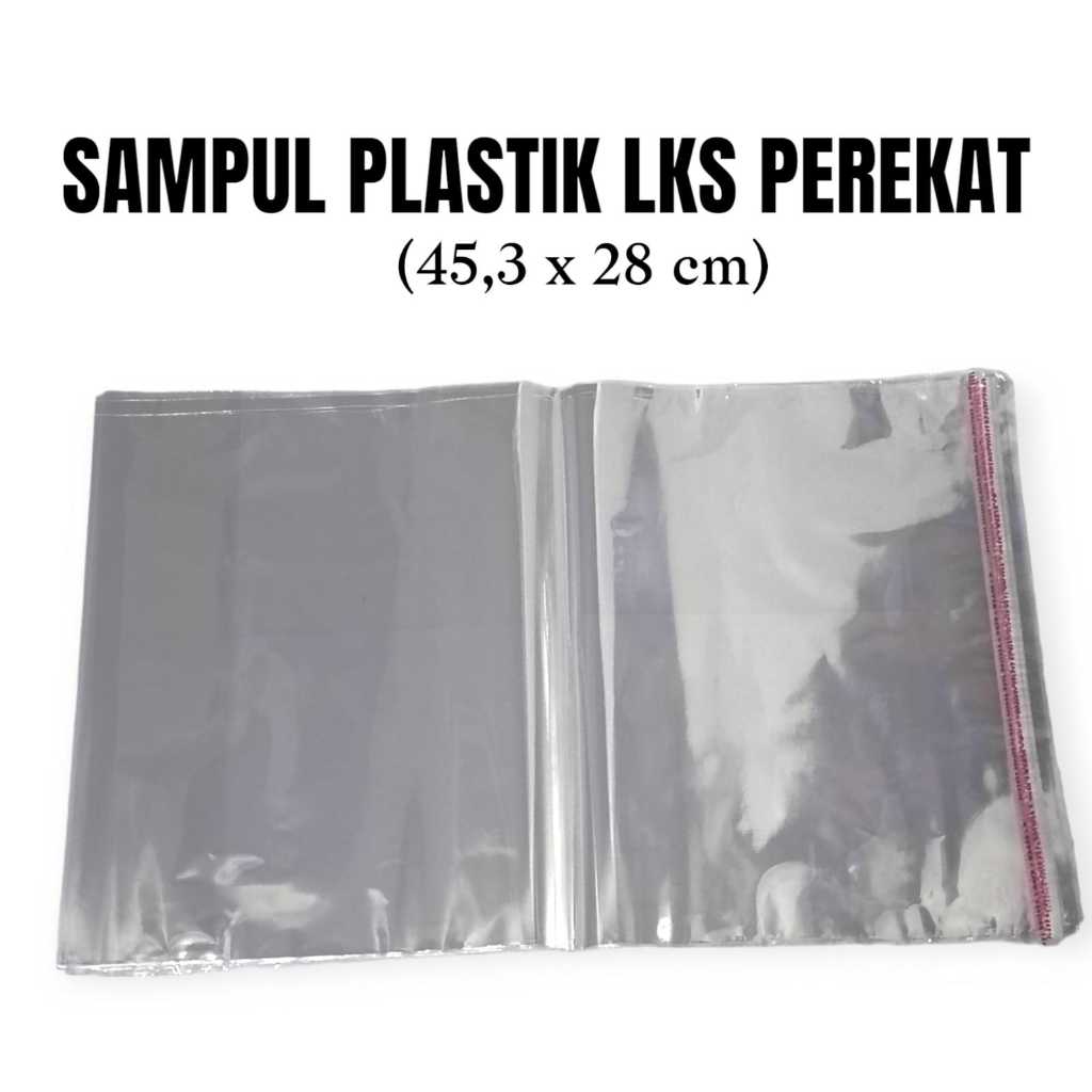 

Sampul Buku Plastik Ukuran LKS MODEL LEM PEREKAT Isi 20lbr