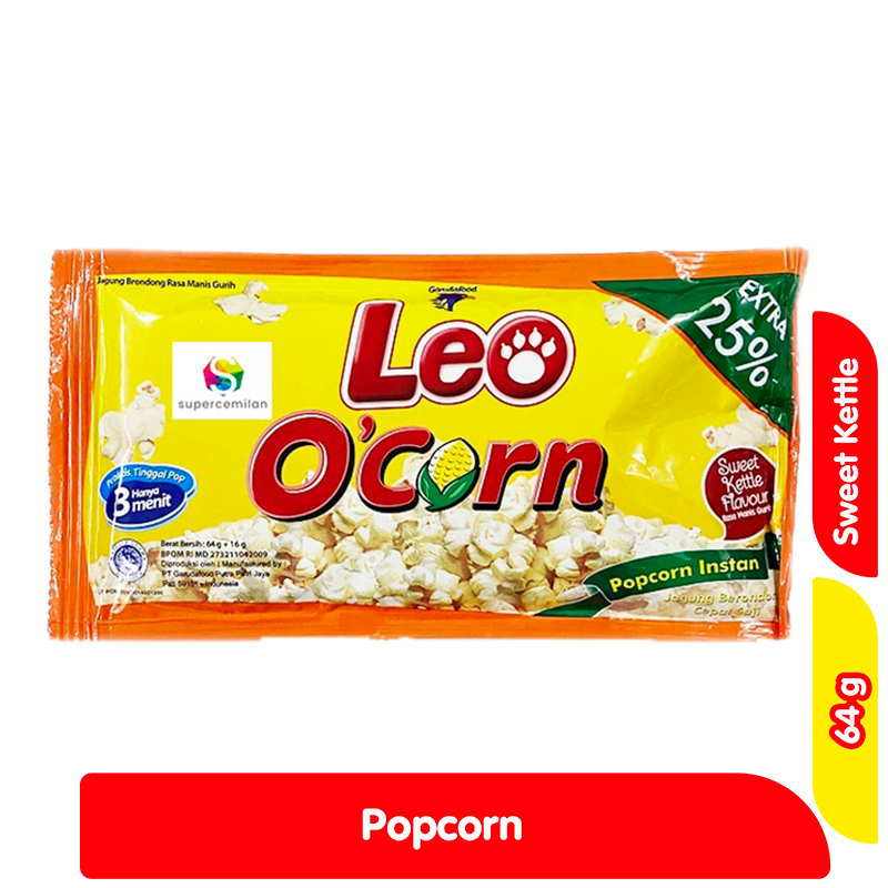 

O'Corn Popcorn Sweet Kettle 64 Gram