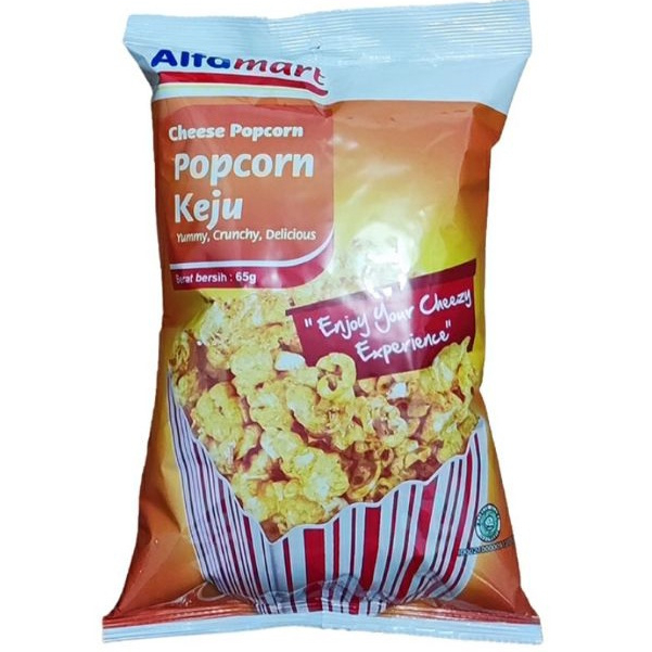 

Alfamart Popcorn Keju Cheese Popcorn 65 Gram