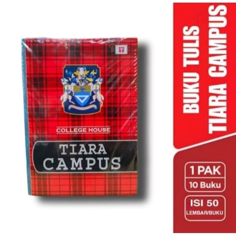 

BUKU TULIS TIARA CAMPUS 50 LEMBAR 10 BUKU