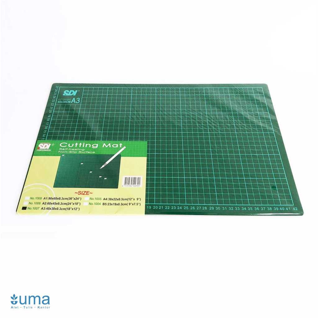 

Alas Potong I Cutting Mat SDI A3 45 x 30 cm