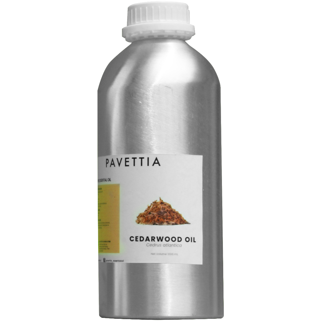 1000 ml - Minyak atsiri kayu cedar / Cedarwood essential oil (Cedrus atlantica)