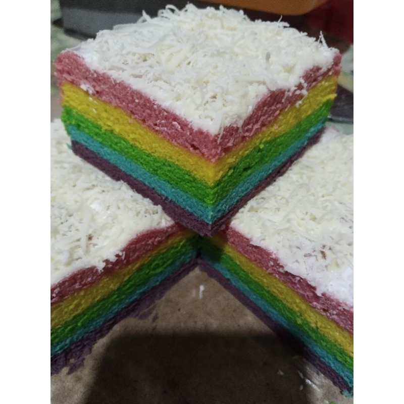 

BOLU KUKUS PELANGI LEGIT BISA UNTUK OLEH-OLEH KELUARGA DI RUMAH, SANGAT ENAK, LEGIT NBIKIN KETAGIHAN YANG PASTINYA, TIDAK MENGURAS KANTONGYANG PASTINYA AMAN UNTUK KELUARGA